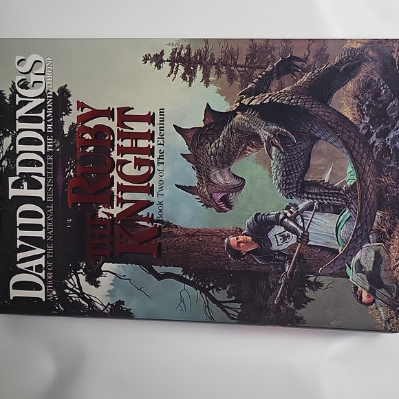 The Ruby Knight Book Two Of The Elenium By David Eddings 1990 Hardcover First Ed - Picture 8 of 8